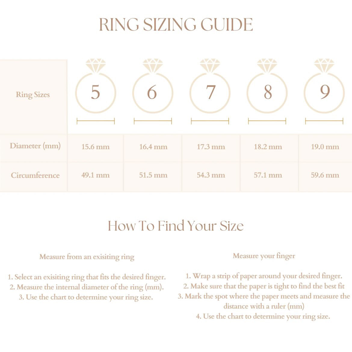 Staple Stackable Rings - Smooth Finish