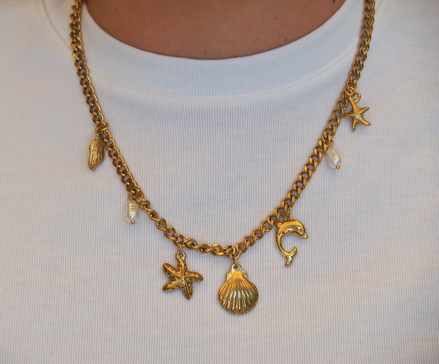 Low Tide Treasures Charm Necklace