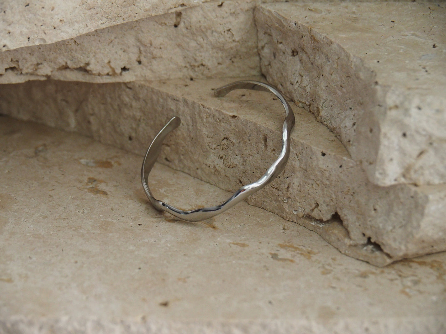 Elara Silver Bangle