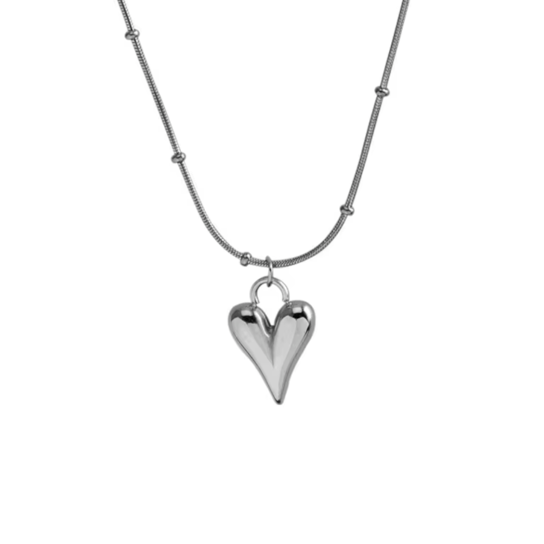 Heart of silver Necklace