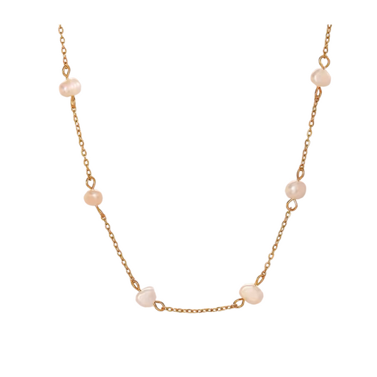 Moonlit Pearl Necklace