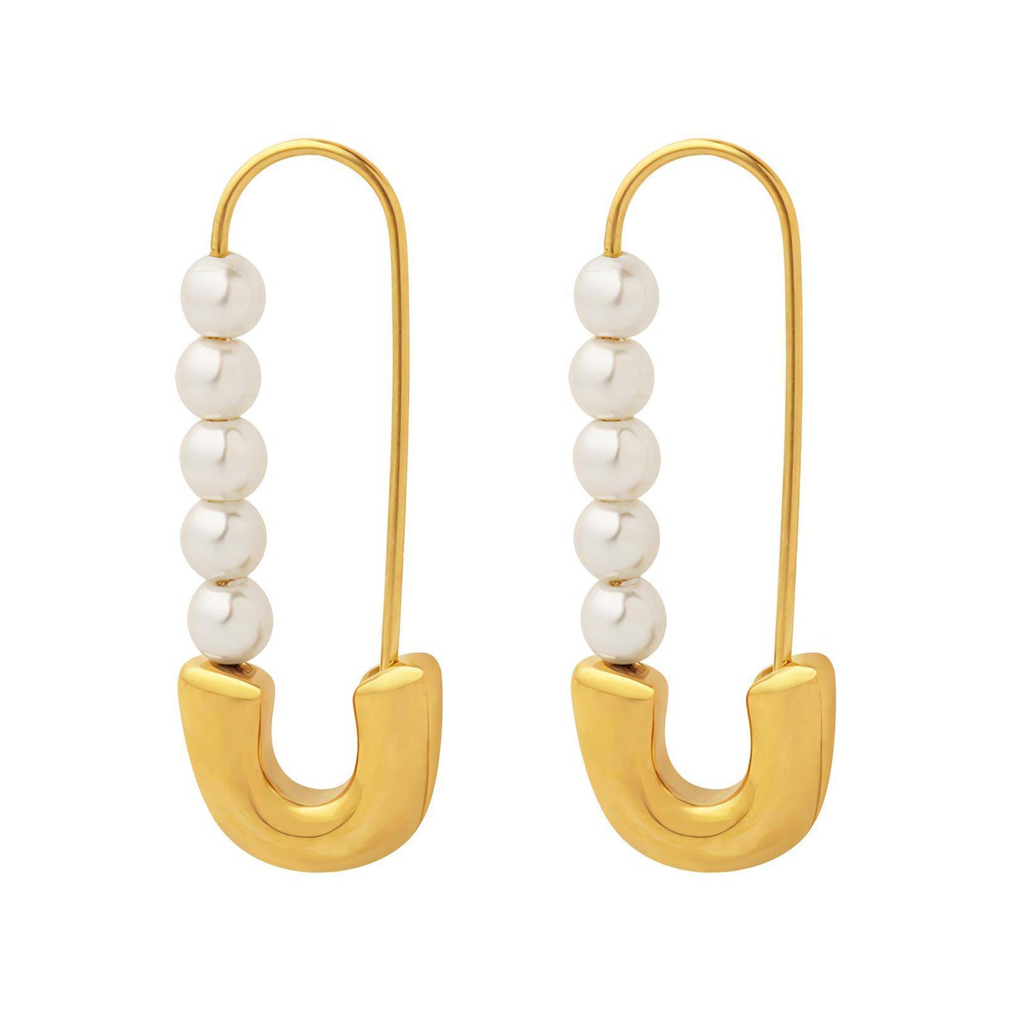 Positano Safety Pin Earrings