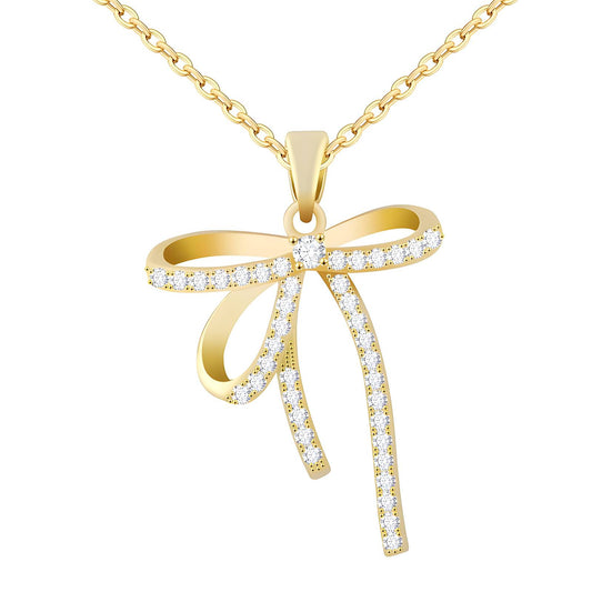 Blissful Bow Necklace