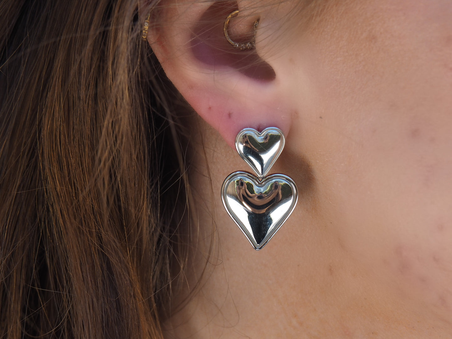 Lover Girl Studs Silver