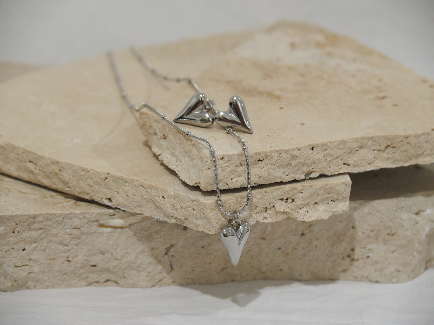 Heart of silver Necklace