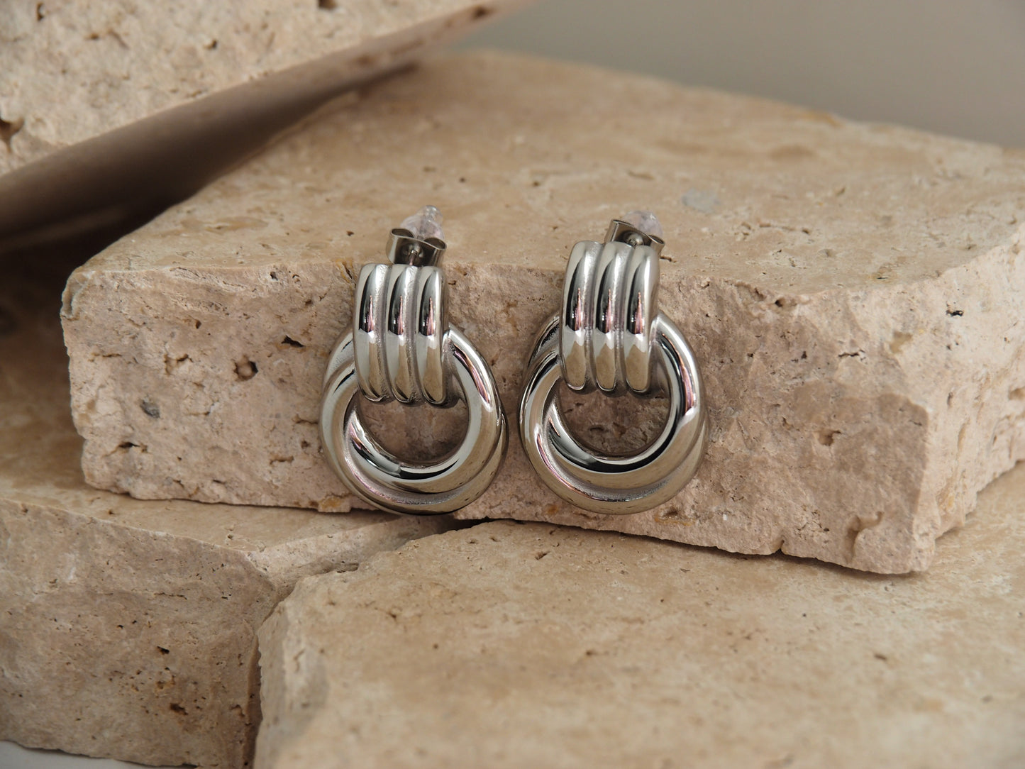 Laylani Twist Studs Silver