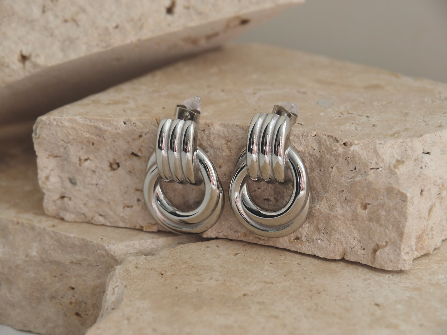 Laylani Twist Studs Silver