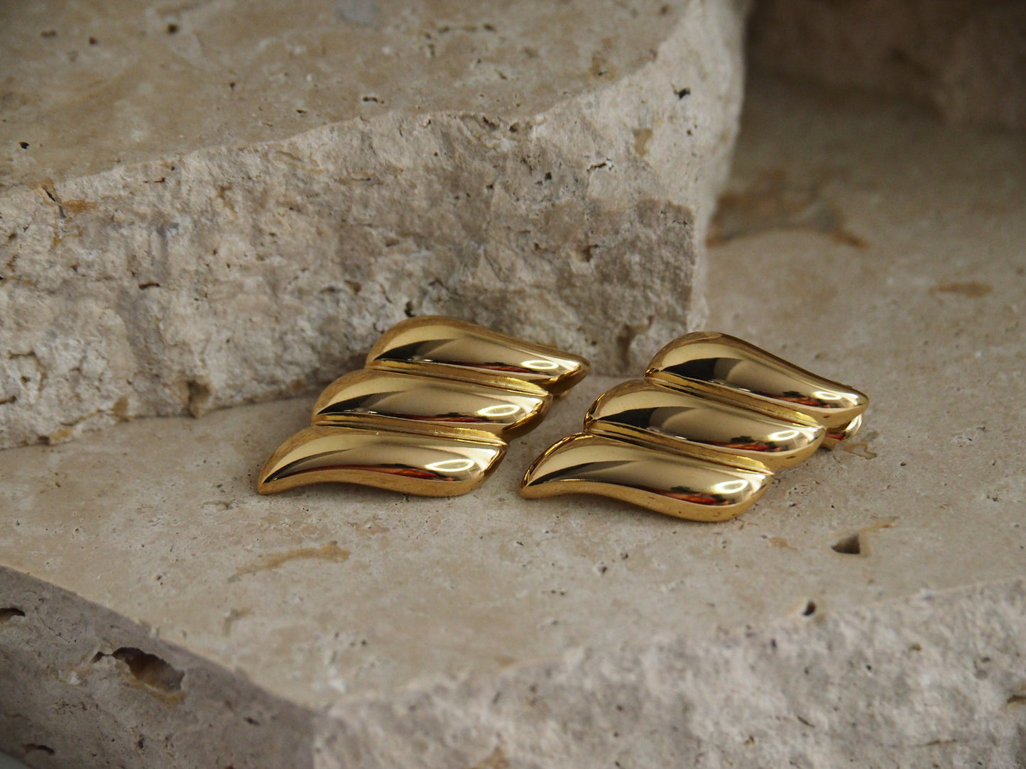 Gold Sunset Studs