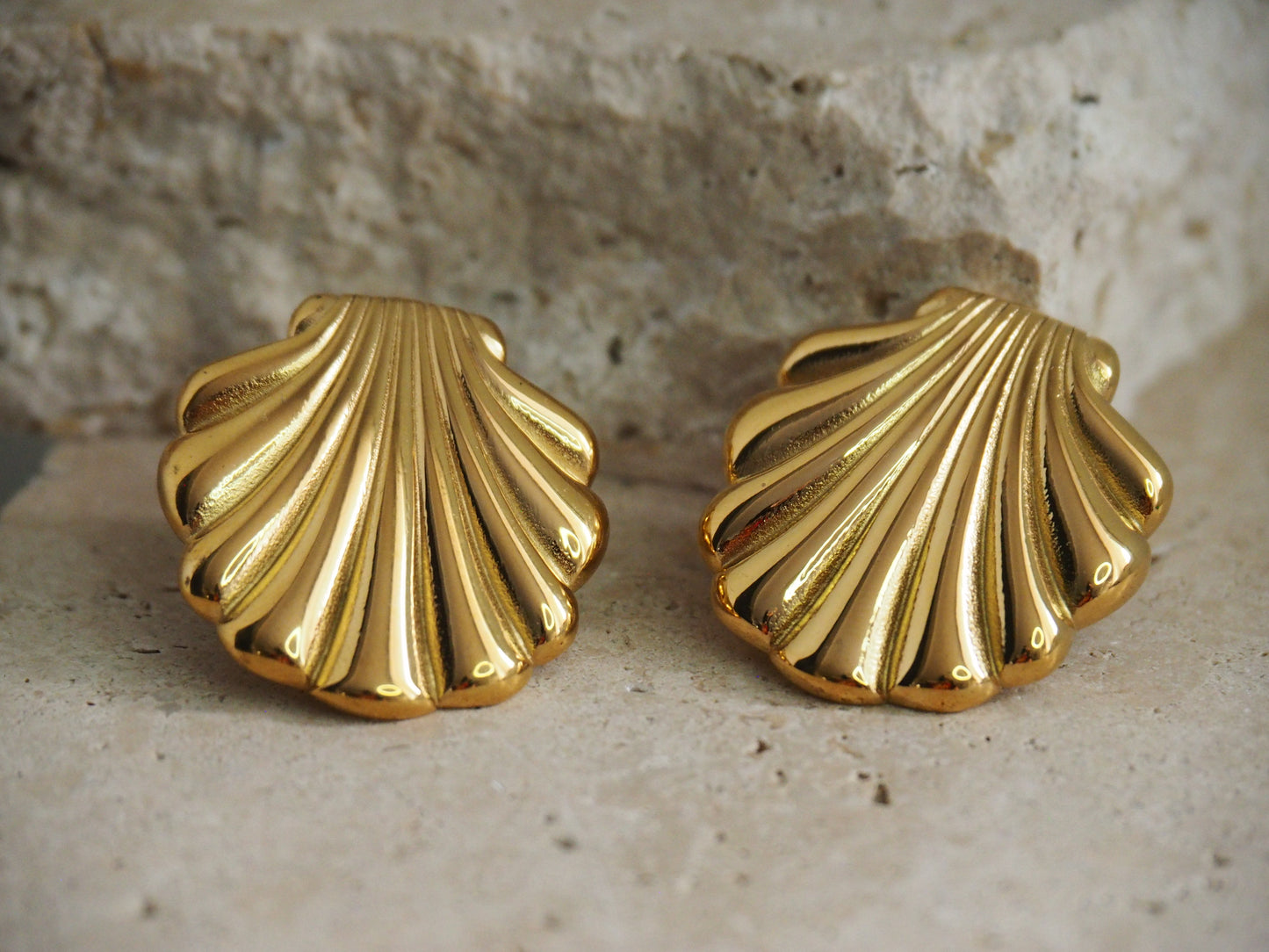 Seashell Shine Studs