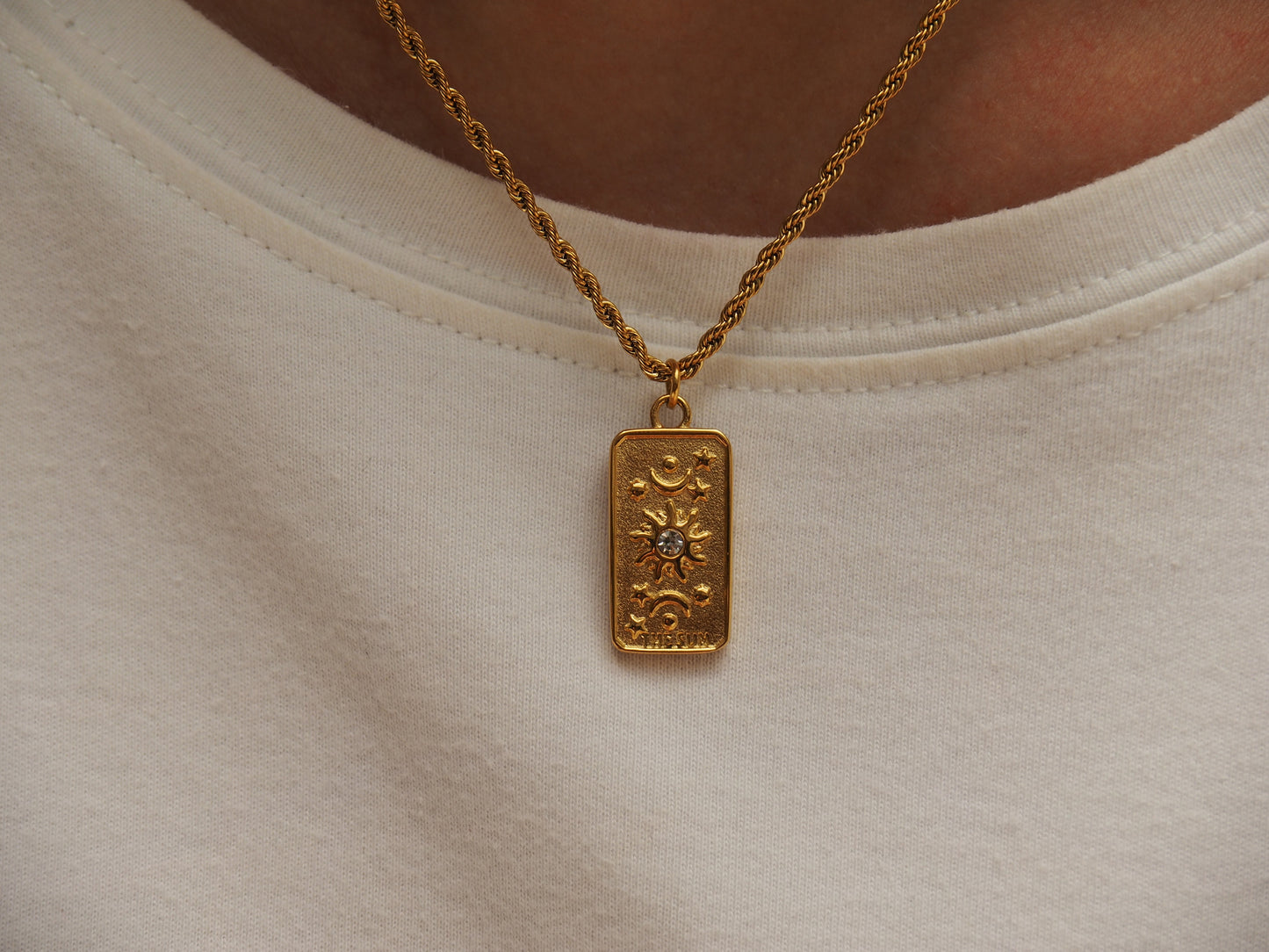 Sun Tarot Necklace