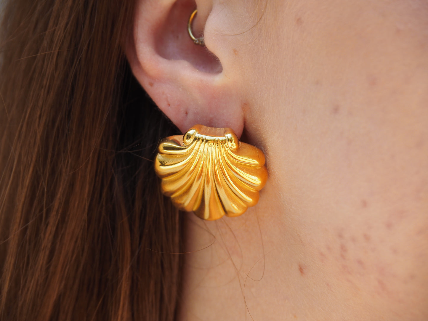 Seashell Shine Studs