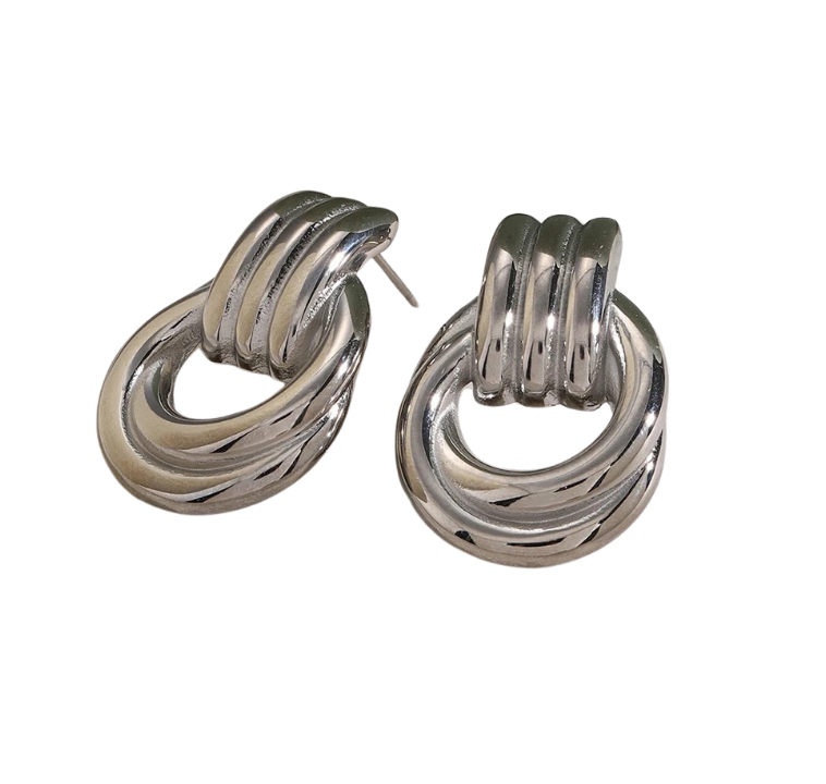 Laylani Twist Studs Silver