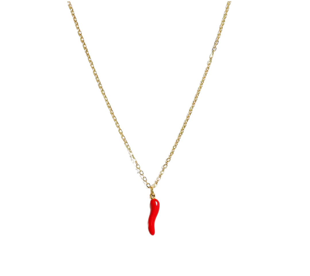 Gold Cornicello Necklace