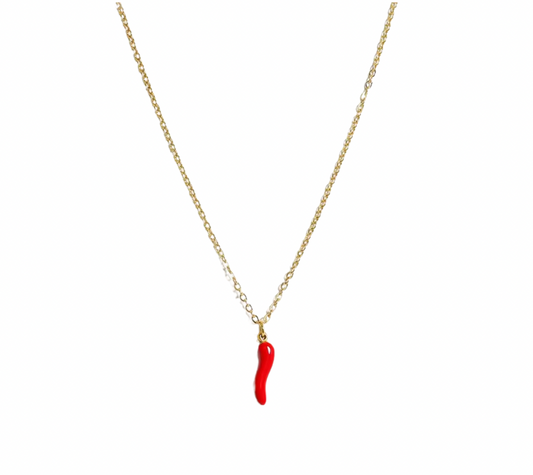 Gold Cornicello Necklace