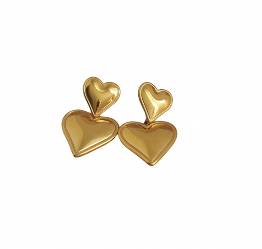 Lover Girl Studs Gold